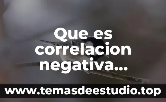Qué es un estudio de las ventas 7 Que es correlacion negativa perfecta en ventas