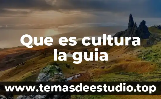 Que es la norma de cultura legislada 8 Que es cultura la guia