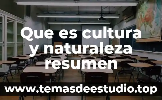 Config all que es comando 3 Que es cultura y naturaleza resumen