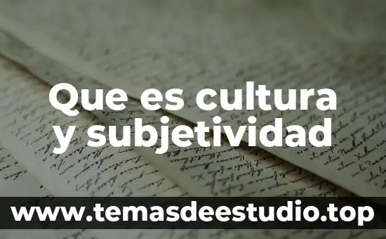Que es el destino para la cultura griega 8 Que es cultura y subjetividad
