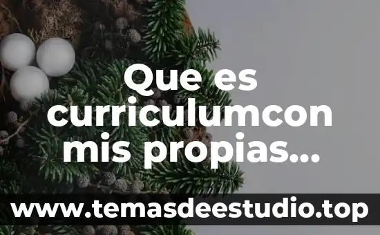 Que es procrastinar con nuestras propias palabras 7 Que es curriculumcon mis propias palabras