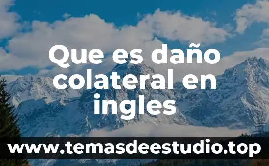 Que es brunch more en ingles 4 Que es daño colateral en ingles
