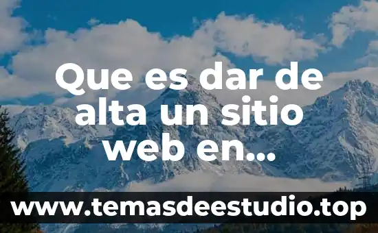 Investigar que es la metodología de planificación del sitio arquitectura 7 Que es dar de alta un sitio web en buscadores