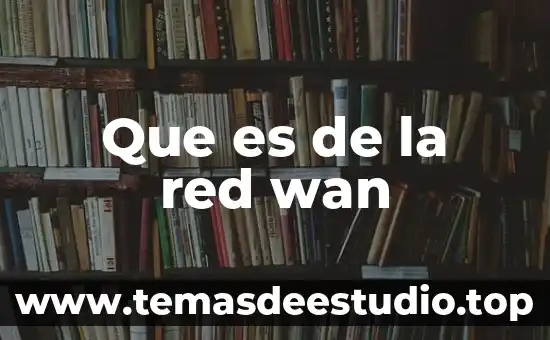 Que es un operador de red 6 Que es de la red wan
