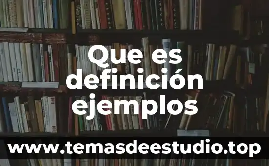 Que es un buscador web ejemplos 6 Que es definición ejemplos