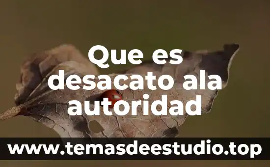 Que es el conocimiento por autoridad 8 Que es desacato ala autoridad