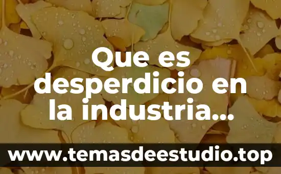 Que es la bandera humana 8 Que es desperdicio en la industria acero