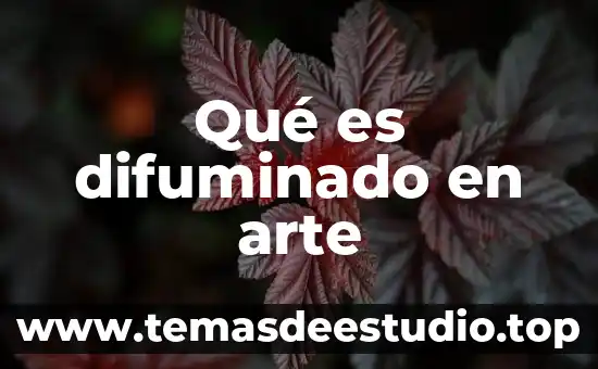 Que es arte neoclasicismo 4 Qué es difuminado en arte
