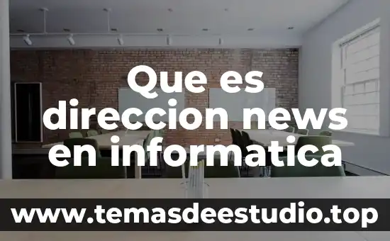Que es alta direccion autor frederick winslow 4 Que es direccion news en informatica