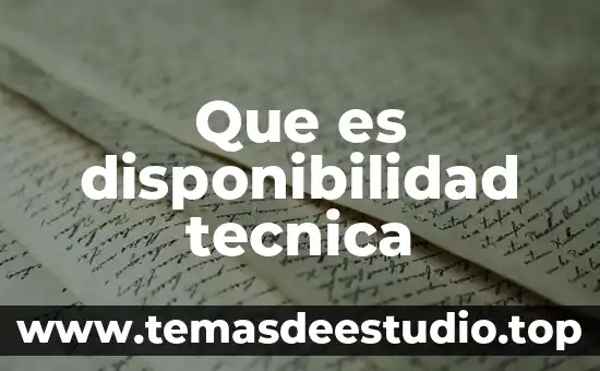 Que es disponibilidad de nutrientes alimentos 5 Que es disponibilidad tecnica