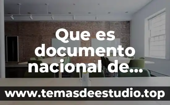 Que es documento propajar 3 Que es documento nacional de identidad dni
