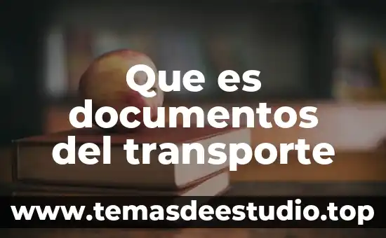 Que es flujo de documentos 3 Que es documentos del transporte