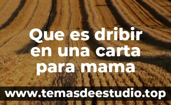 Poemas que es ser mama 3 Que es dribir en una carta para mama