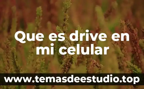 Googldese que es la estrella en el celular 7 Que es drive en mi celular