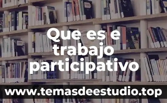 Concepto de la nada y por qué es problemático 7 Que es e trabajo participativo