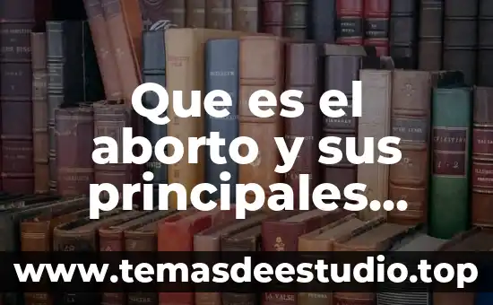 Que es un cuento y sus elementos principales 8 Que es el aborto y sus principales causas