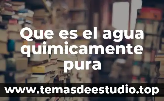Que es un animal de raza pura 4 Que es el agua quimicamente pura