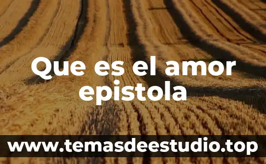 Amor icono que es 6 Que es el amor epistola