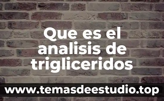 Análisis de requisitos de software que es 7 Que es el analisis de trigliceridos