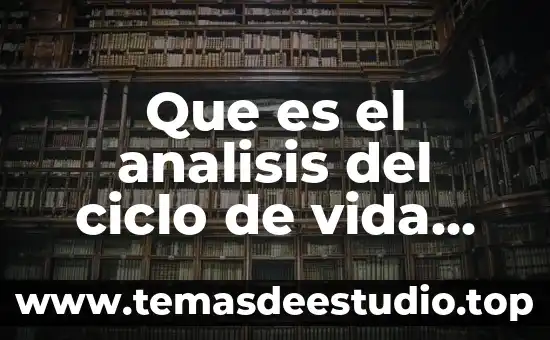 Que es el analisis del ciclo de vida del software