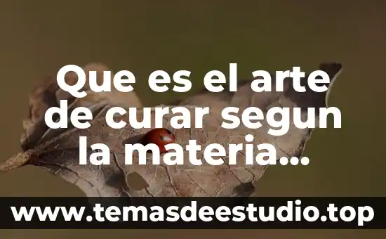 Que es el arte griego neoclasicismo 3 Que es el arte de curar segun la materia medica