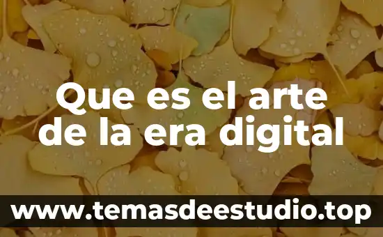Que es el arte umberto exo 6 Que es el arte de la era digital