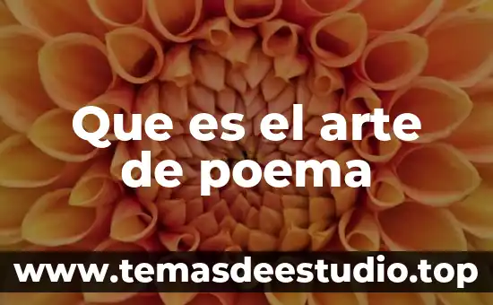 Que es la prespectiva para el arte 6 Que es el arte de poema