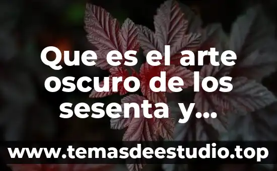 Que es el arte umberto exo 5 Que es el arte oscuro de los sesenta y setentas
