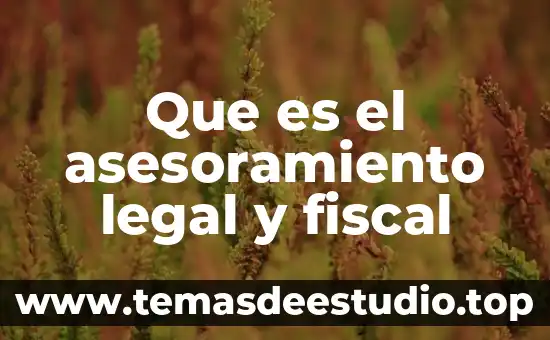 Qué es el número de identificación fiscal Facebook 5 Que es el asesoramiento legal y fiscal