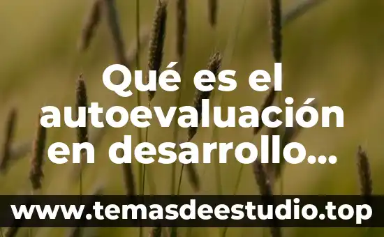 Que es lo que le conviene comer al ser humano 8 Qué es el autoevaluación en desarrollo humano