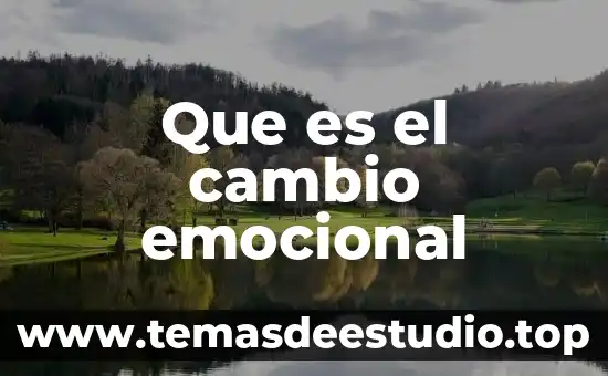 Que es el tipo de cambio concepto 6 Que es el cambio emocional