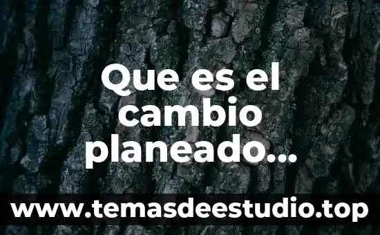 Qué es un embarazo deseado y planeado 5 Que es el cambio planeado desarrollo organizacional