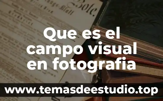 Qué es la calibración en campo 8 Que es el campo visual en fotografia