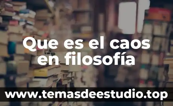 Filosofía que es la ley 7 Que es el caos en filosofía