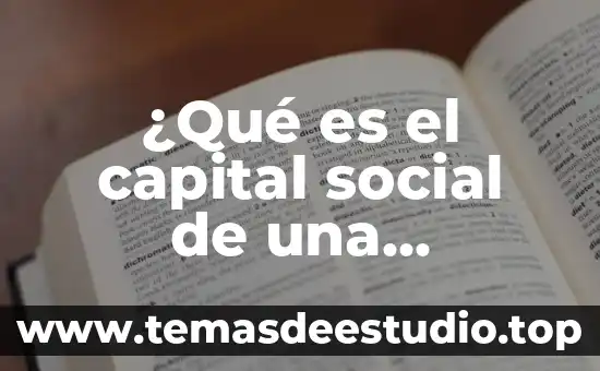 Ocach organización que es 4 ¿Qué es el capital social de una organización?