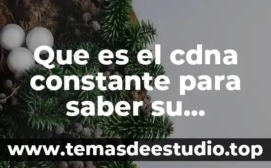 Que es area de concentracion en la uam 7 Que es el cdna constante para saber su concentracion