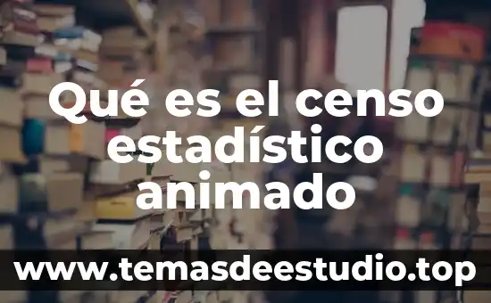 Que es un banner animado 8 Qué es el censo estadístico animado