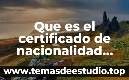 Que es grupo acp 8 Que es el certificado de nacionalidad mexicana por nacimiento