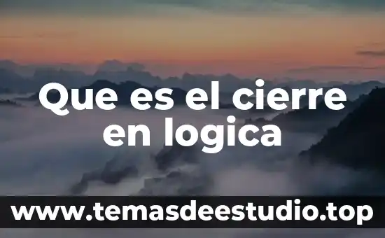 Qué es el perímetro o el área de una figura 8 Que es el cierre en logica