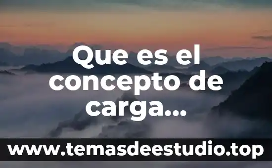 Que es el concepto de carga consolidada