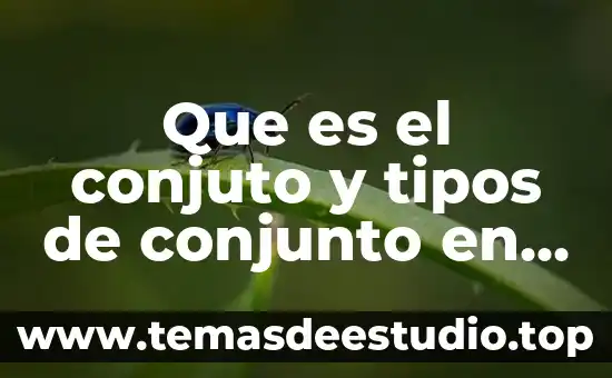 Que es una planta de conjunto en arquitectura 7 Que es el conjuto y tipos de conjunto en extadistica