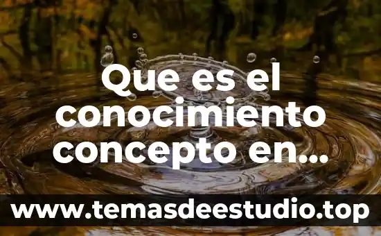 Que es la ciencia concepto en diccionario sociologico 4 Que es el conocimiento concepto en diccionario sociologico unam