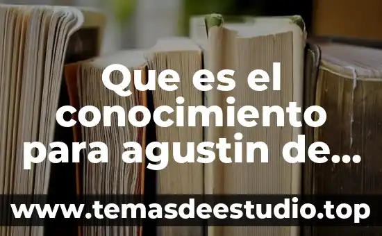 Qué es la lógica según San Agustín 5 Que es el conocimiento para agustin de hipona