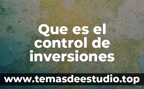 Por que es importante la etica para la sociedad 3 Que es el control de inversiones