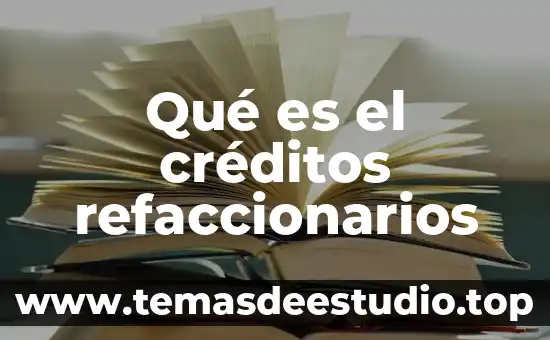 Que es la sofool en los creditos 3 Qué es el créditos refaccionarios