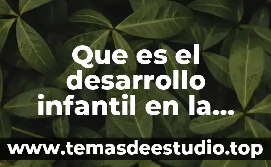 Que es el lenguaje infantil segun vigotsky 8 Que es el desarrollo infantil en la primera infancia
