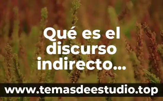Qué es el lenguaje directo e indirecto en un introductorios 8 Qué es el discurso indirecto primaria