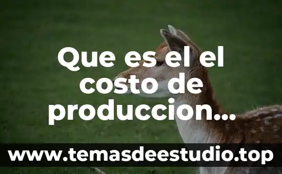 Que es costo indirecto oficina 3 Que es el el costo de produccion procesada