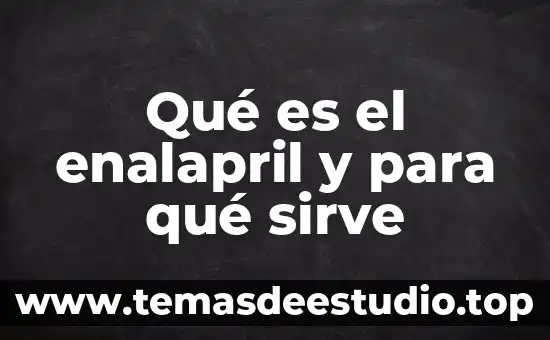Qué es la sociedad com en informática 3 Qué es el enalapril y para qué sirve