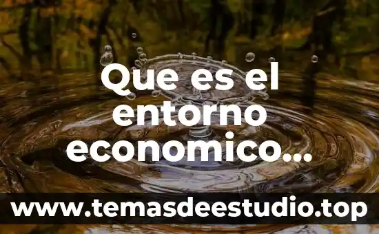 Que es un articulo en logistica 5 Que es el entorno economico articulo